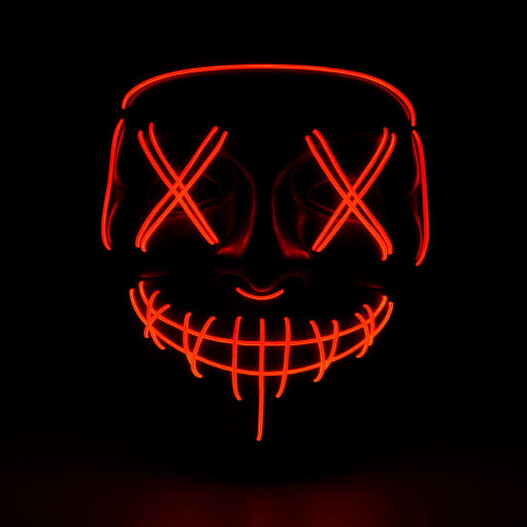 SpookySeason LED Maske