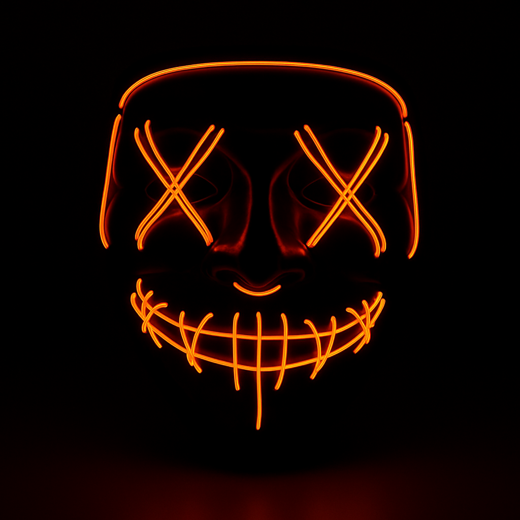 SpookySeason LED Maske