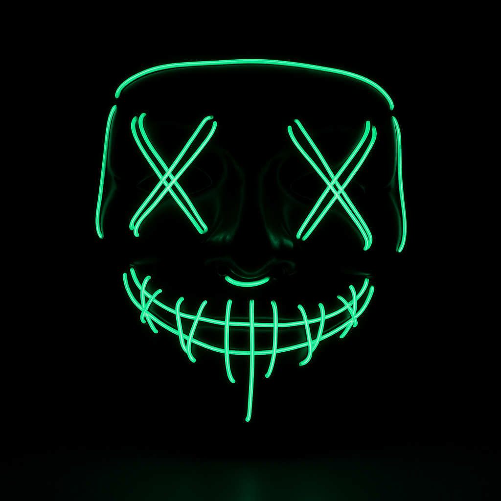 SpookySeason LED Maske